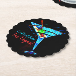 カクテルタイムラスベガス紙コースター ペーパーコースター