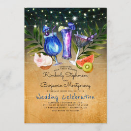 カクテルトロピカルビーチラ結婚イツ 招待状