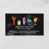 カクテルドリンクイラスト 名刺 (正面)