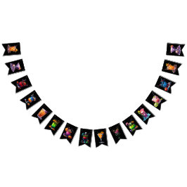 カクテルドリンクハローウィンパーティバナー バンティングフラッグ