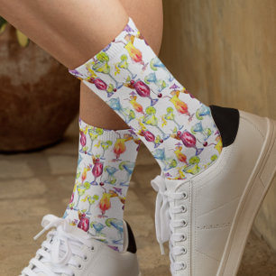 カクテルドリンクパターンマルガリータ ソックス