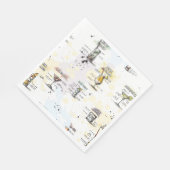 カクテルドリンクレシピデザイン スタンダードランチョンナプキン (角)