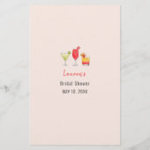 カクテルドリンク誰がシャワーゲームを飲むかを推測 (裏面)