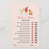 カクテルドリンク誰がシャワーゲームを飲むかを推測 (正面/裏面)