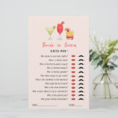 カクテルドリンク誰がシャワーゲームを飲むかを推測 (スタンド正面)