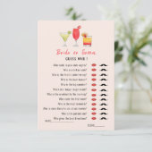 カクテルドリンク誰がシャワーゲームを飲むかを推測 招待状 (スタンド正面)