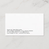 カクテルドリンク 名刺 (裏面)