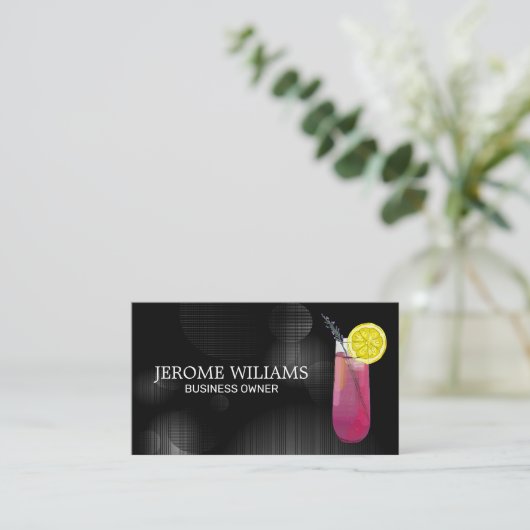 カクテルドリンク 名刺 (スタンド正面)