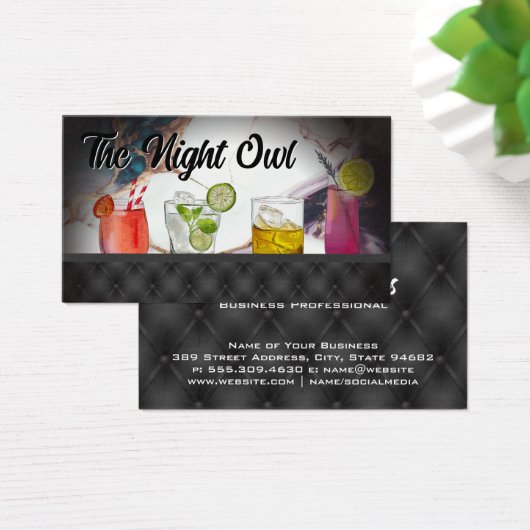 カクテルドリンク |大理石 |表皮 (デスク)