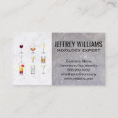 カクテルドリンク | 混合学 名刺 (正面)