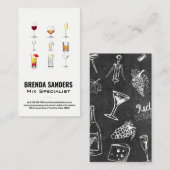カクテルドリンク | Bartender 名刺 (正面/裏面)