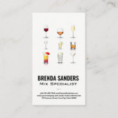 カクテルドリンク | Bartender 名刺 (正面)