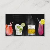 カクテルドリンク | Mixology Bartend 名刺 (裏面)
