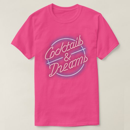 カクテルドリームズヴィンテージ Tシャツ (デザイン正面)