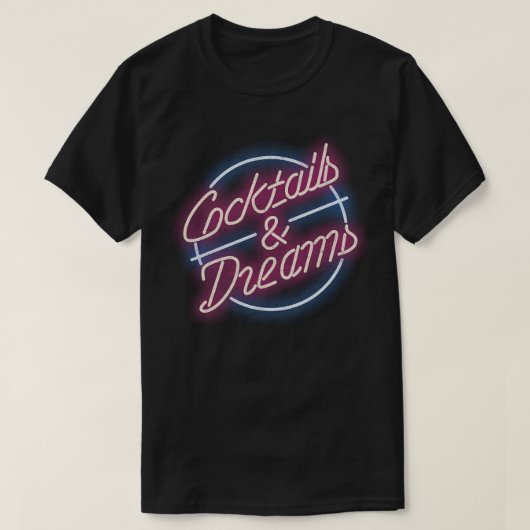 カクテルドリームズヴィンテージ Tシャツ (デザイン正面)