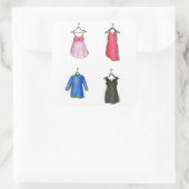 カクテルドレスドレス衣料品ブティックファッション スクエアシール (バッグ)