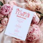 カクテルドールスケッチモダンカスタムドリンク メニュー<br><div class="desc">これらのおもしろいお洒落メニューカードを使結婚用して、イベント、婚約パーティ、ブライダルシャワー、またはその他のユーザーに使用する。君のために私に引き寄せられた手。完全に編集可能な、独自の文字または背景色を追加。「クリックパーソナライズ」で文字を編集し、「デザインを編集」でフォント、色を変更し、文字を追加。紙の種類も変更。テーブルやプレイスカードのデザインや招待状、プレイスカード、封筒、ギフトラベルなどのマッチング品をチェック！または私にもしメッセージを送ってカスタム何か知らせてくれ。あなたのイベントに合わせて色を調整する幸せ。</div>