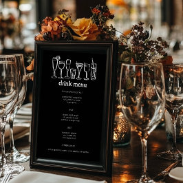 カクテルドールスケモダンッチB&Wドリンクカスタムドリンク メニュー