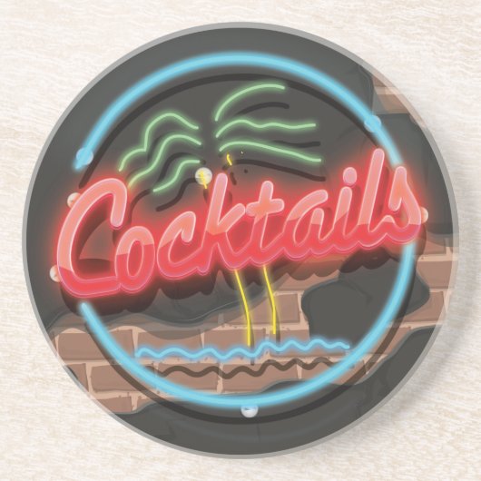 カクテルナイトクラブネオン コースター (正面)