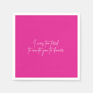 カクテルナプキンおもしろいピンクパーティー スタンダードカクテルナプキン