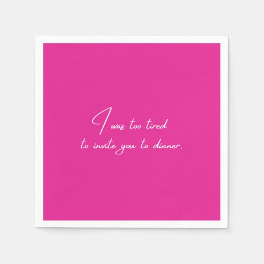 カクテルナプキンおもしろいピンクパーティー スタンダードカクテルナプキン (正面)