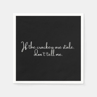 カクテルナプキンおもしろいブラックパーティー スタンダードカクテルナプキン