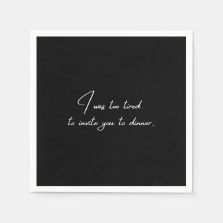 カクテルナプキンおもしろいブラックパーティー スタンダードカクテルナプキン