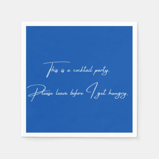 カクテルナプキンおもしろいブラックパーティー スタンダードカクテルナプキン