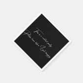 カクテルナプキンおもしろいブラックパーティー スタンダードカクテルナプキン (角)