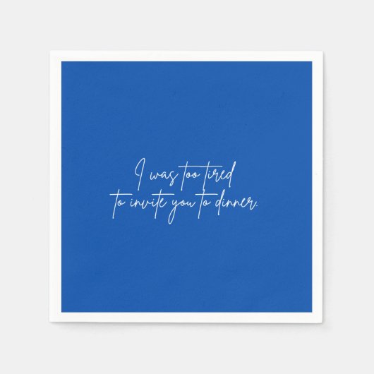 カクテルナプキンおもしろいブルースクリプトパーティー スタンダードカクテルナプキン (正面)