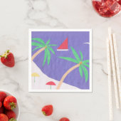 カクテルナプキンとブライトビーチデザイン スタンダードカクテルナプキン (インサイチュ)