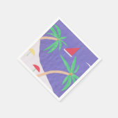 カクテルナプキンとブライトビーチデザイン スタンダードカクテルナプキン (角)