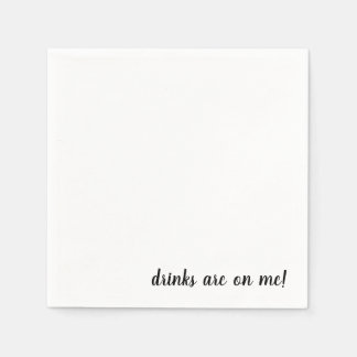 カクテルナプキンに飲み物がある スタンダードカクテルナプキン