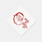 カクテルナプキンの私の足 スタンダードカクテルナプキン (角)