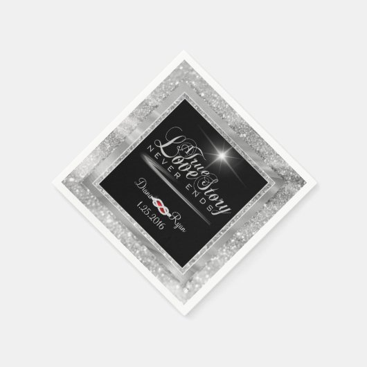 カクテルナプキンを終わらせない真の愛の物語 スタンダードカクテルナプキン (角)