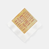 カクテルナプキンアジア影響フローラ 縁ありカクテルナプキン (角)