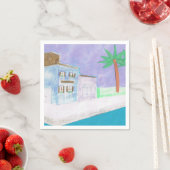 カクテルナプキンスとカリブのデザイン スタンダードカクテルナプキン (インサイチュ)