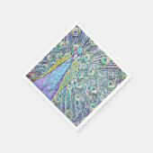 カクテルナプキンスウィッかわいらしピーコックデザイン スタンダードカクテルナプキン (角)