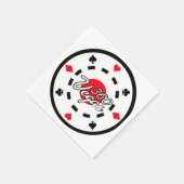 カクテルナプキンス360 Vegasチップロゴ スタンダードカクテルナプキン (角)