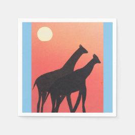 カクテルナプキンズウィズキリンデザイン スタンダードカクテルナプキン