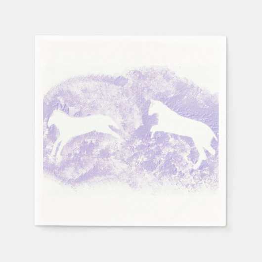 カクテルナプキンズウィズホースデザイン スタンダードカクテルナプキン (正面)