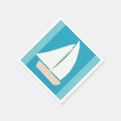 カクテルナプキンズウィズ帆船デザイン スタンダードカクテルナプキン (角)