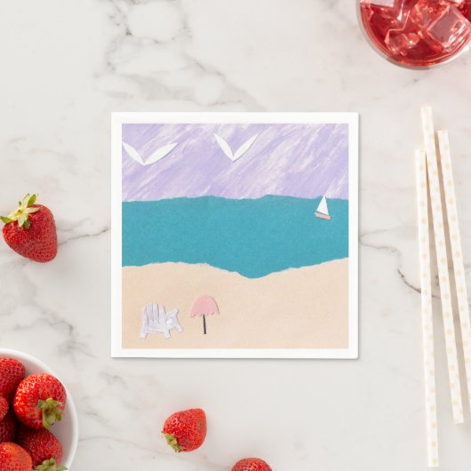 カクテルナプキンズビーチデザイン スタンダードカクテルナプキン (インサイチュ)