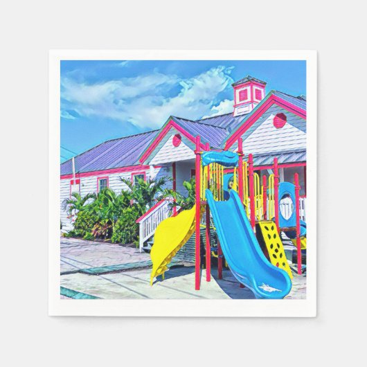 カクテルナプキンホープタウン小学校2-2021- スタンダードカクテルナプキン (正面)