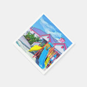 カクテルナプキンホープタウン小学校2-2021- スタンダードカクテルナプキン (角)