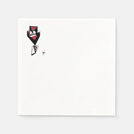 カクテルナプキン「ボウタイの件」 スタンダードカクテルナプキン