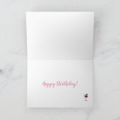 カクテルハッピーバースデー カード (内部)