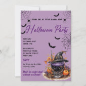 カクテルハローウィンパーティ招待状 招待状 (正面)