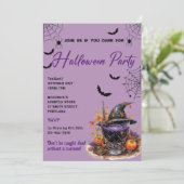 カクテルハローウィンパーティ招待状 招待状 (スタンド正面)