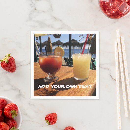 カクテルバイザシーカスタム文字 スタンダードカクテルナプキン (インサイチュ)